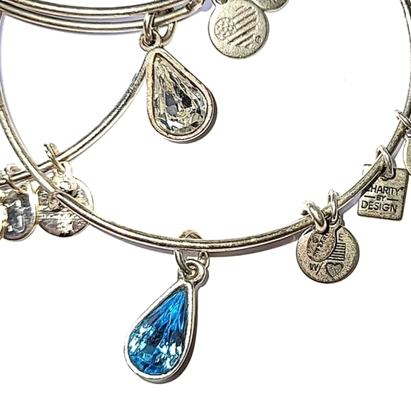 LOT OF 3 ALEX AND ANI BIRTHSTONE BRACELETS - Picture 3 of 9